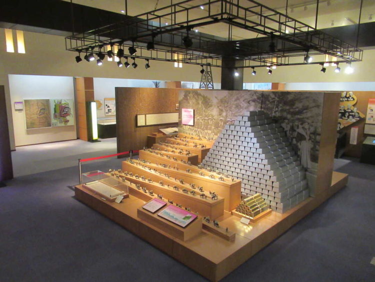 新潟県立歴史博物館の金山の紹介