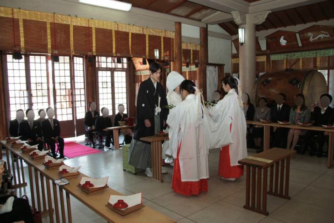 阿部野神社の結婚式祭典