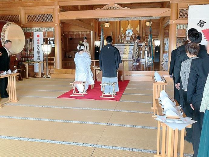 秋葉山本宮秋葉神社の神前結婚式では実際にどのようなことを行うのでしょうか