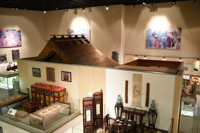 中国のお茶の歴史を学べる展示品
