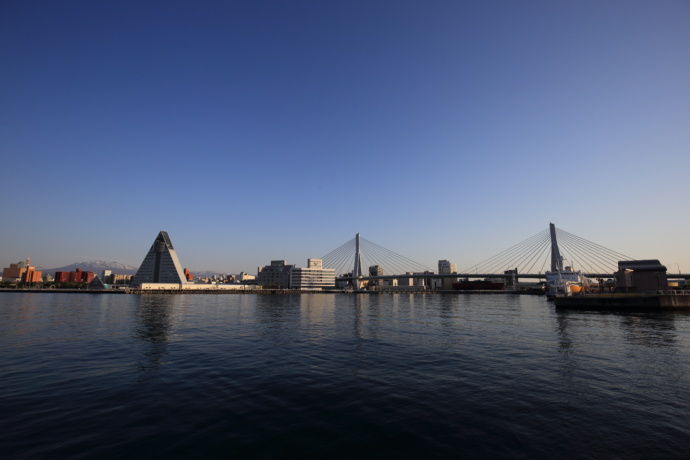 陸奥湾の風景