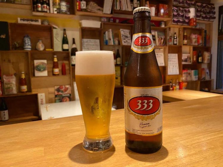 バブバルで提供しているベトナムビール333
