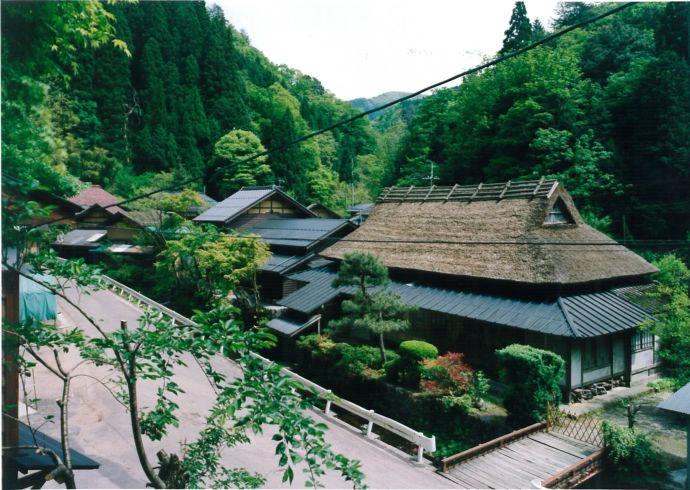 鳥取県智頭町の板井原集落