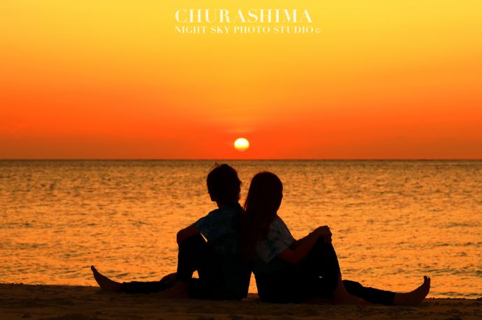 「CHURASHIMA NIGHT SKY PHOTO STUDIO」のサンセットフォトツアー