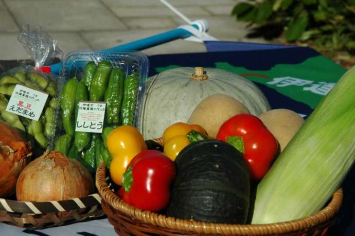 伊達市で栽培されている多種多様な野菜