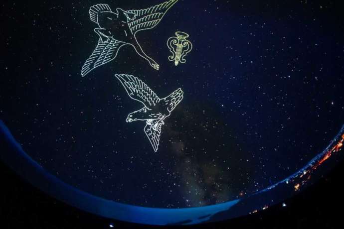 ディスカバリーパーク焼津天文科学館のプラネタリウムイメージ