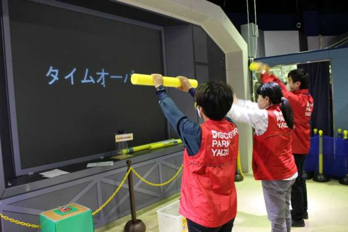 ディスカバリーパーク焼津天文科学館の体験展示の一例