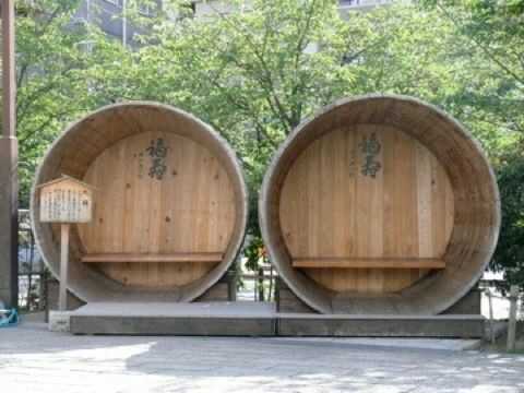 神戸酒心館の大樽