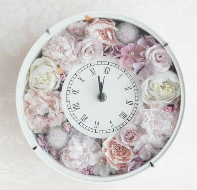 Fleuriste mignonで作る花時計