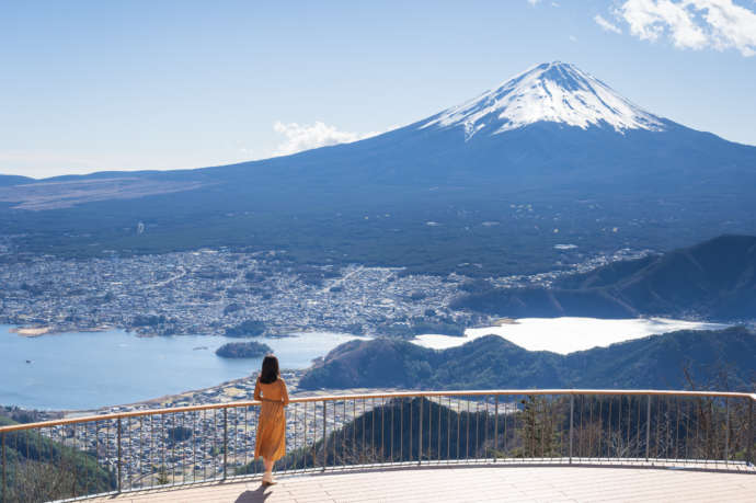 FUJIYAMAツインテラスから見える富士山