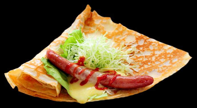 ジラフクレープのチーズドッグ