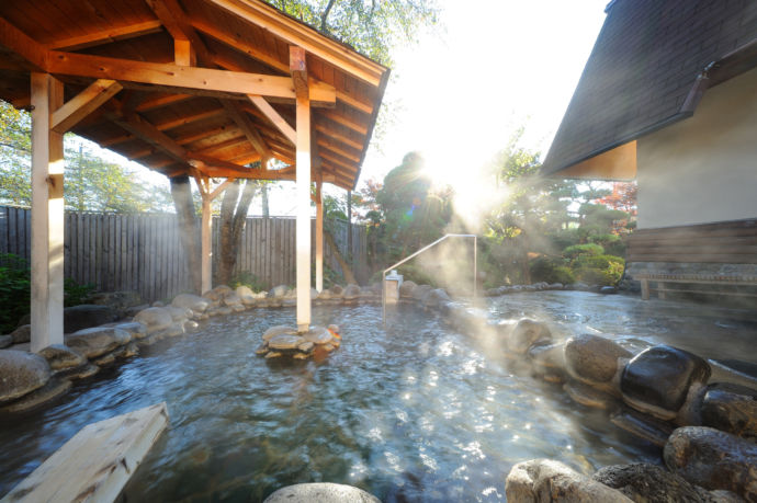 青森県五戸町のひばり野公園のすぐ近くにある五戸まきば温泉