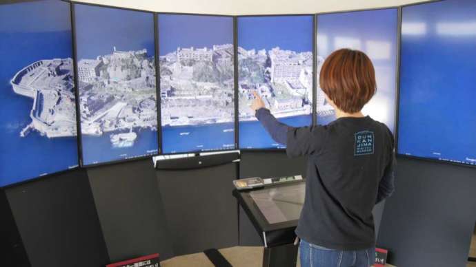 「軍艦島デジタルミュージアム」で見学できるコンテンツ「パノラマ世界遺産」