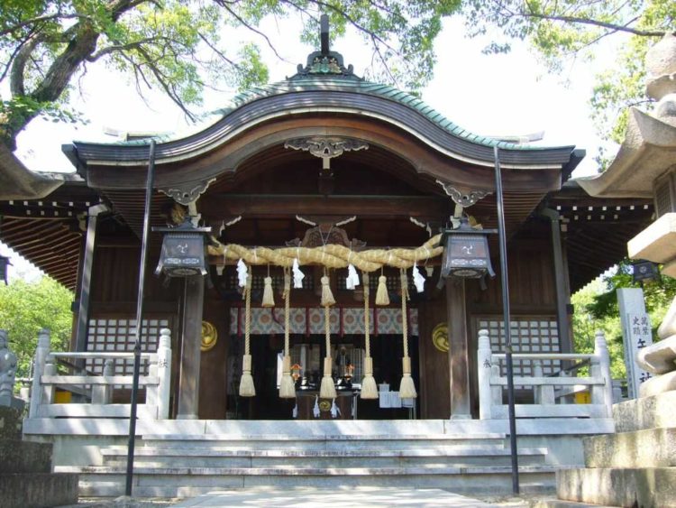愛媛県八幡浜市にある總鎮守八幡神社の拝殿