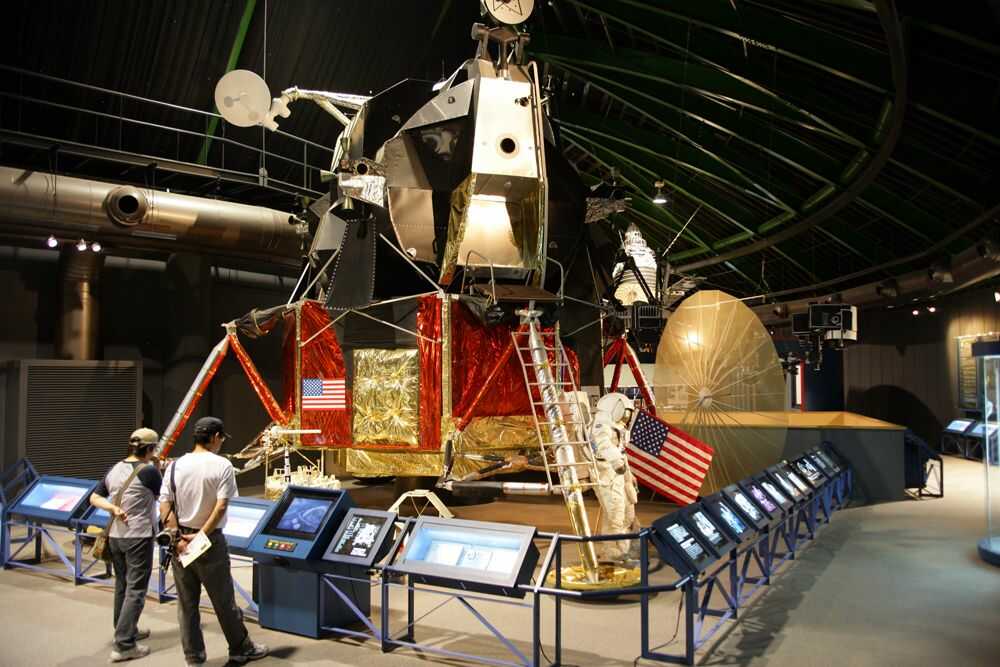 コスモアイル羽咋に展示されているアポロ月着陸船
