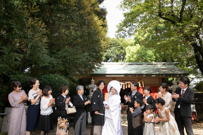 千葉県船橋市にある「前原御嶽神社 フォトスタジオ ソラーナ」が撮影した親族写真