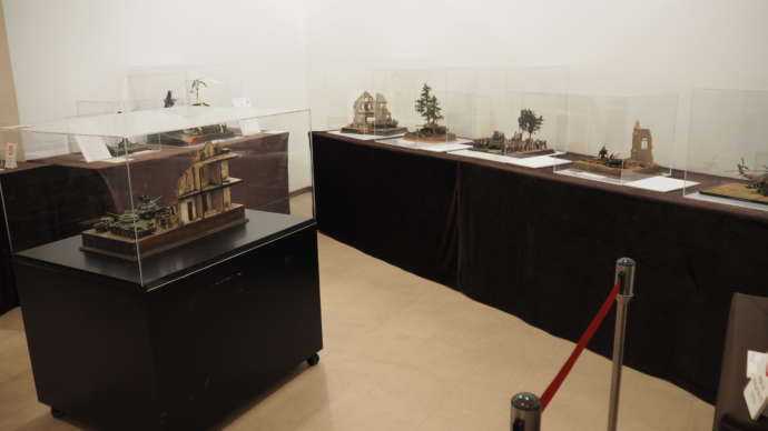 浜松ジオラマファクトリーに展示されている戦争をテーマとする作品群