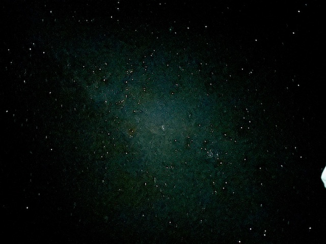 スマートフォンで撮影した北海道浜頓別町の星空の写真