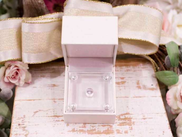 「ダイヤモンドプロポーズコース」用の専用ボックス
