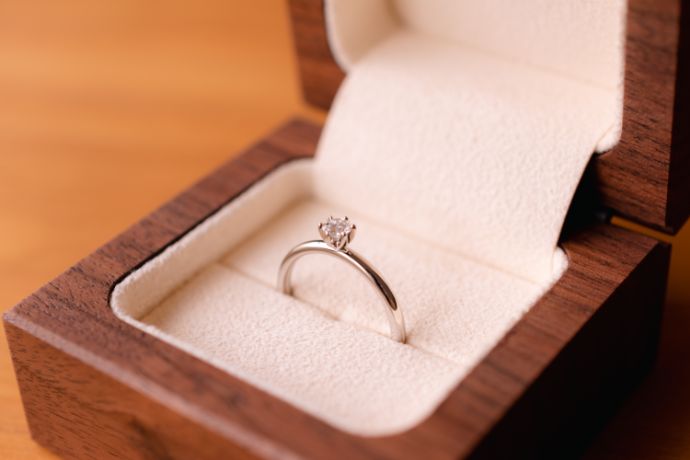 「Happy Ribon」で取り扱うプラチナの婚約指輪