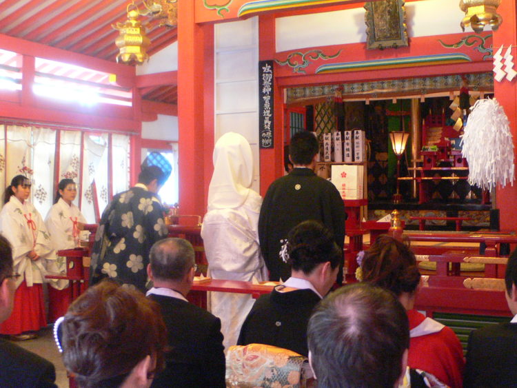 大阪府豊中市の服部天神宮の神前結婚式