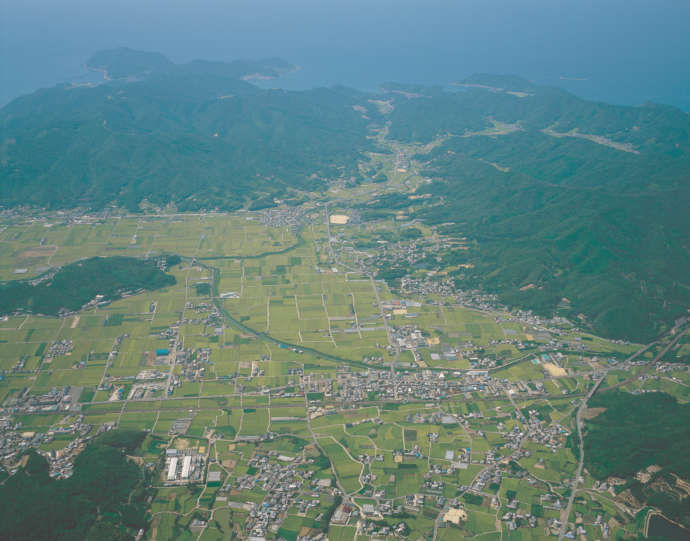 日高町の航空写真