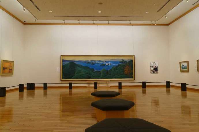 平山郁夫美術館の展示室