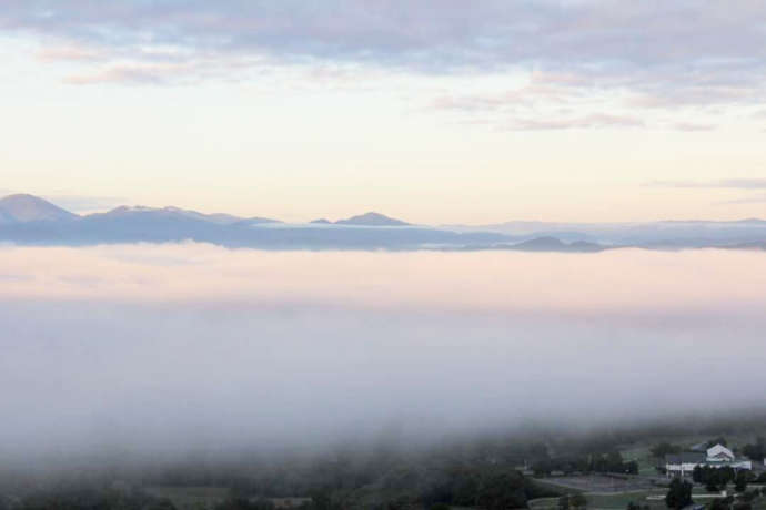 丸加高原展望台から見た雲海