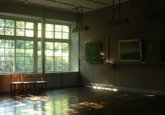 北海道中富良野にある北海道風景画館の第二展示室