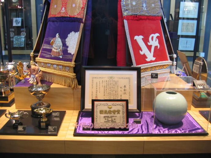 横綱千代の山・千代の富士記念館にある展示スペース