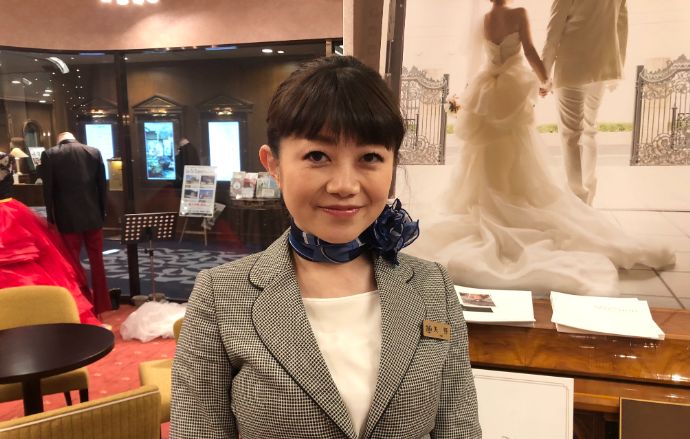 ホテル東日本宇都宮のウェディングプロデューサーである矢野夏美さん