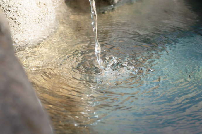 豊山荘に湧く温泉のイメージ