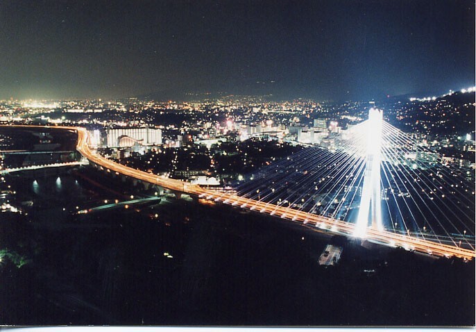 池田市の秀望台から見える夜景