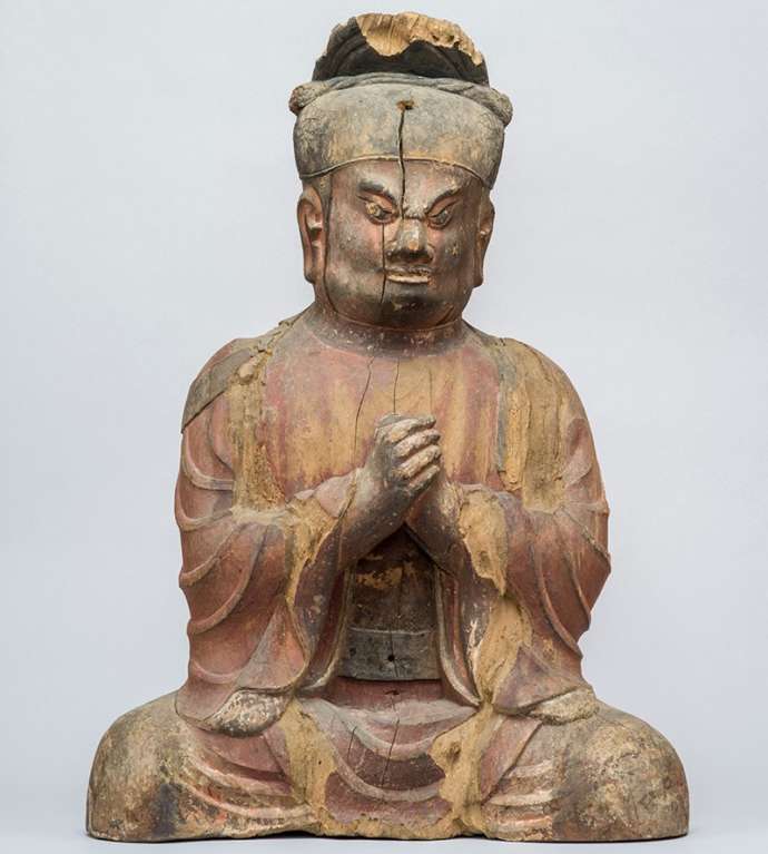 伊奈冨神社の男神坐像
