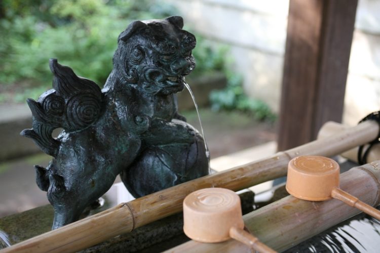 居木神社の手水舎画像