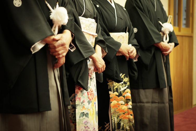 愛媛県西条市の石鎚神社の神前結婚式
