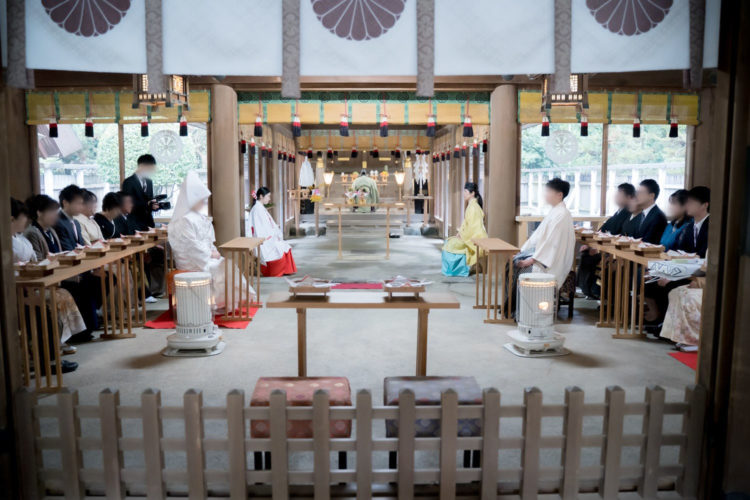 伊曽乃神社における神前結婚式の流れについて