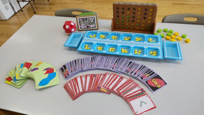 福岡県糸田町の児童館にあるカードゲームの写真
