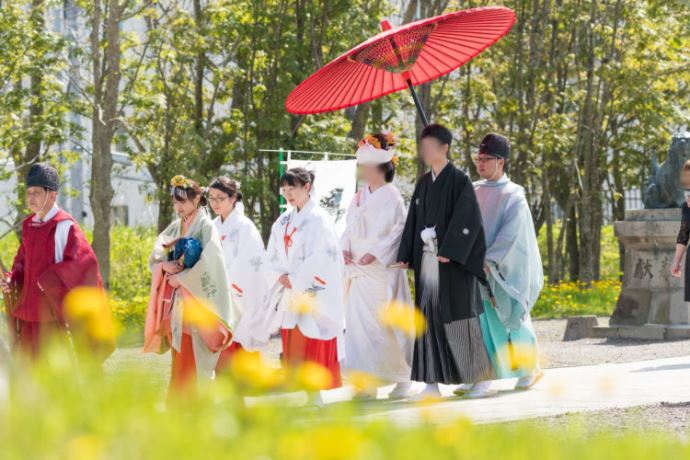 厳島神社における神前結婚式の流れ