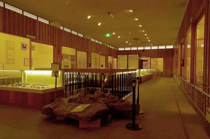 岩村歴史資料館の内部の様子