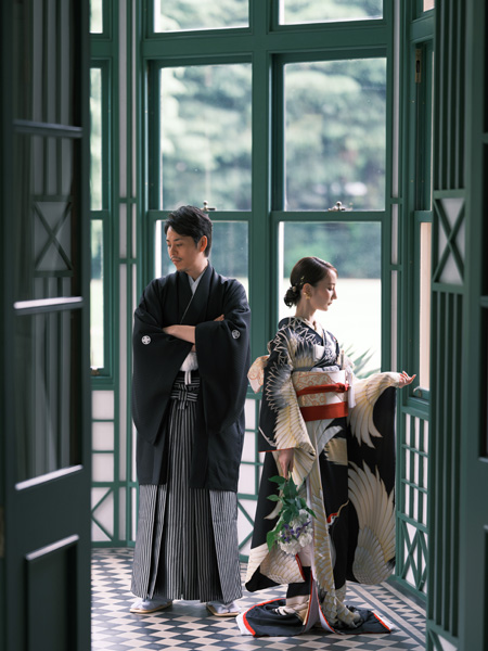 JUNO恵比寿店で撮影された和装のフォトウエディング写真