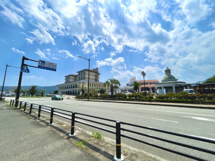 道の駅宍喰温泉の外観