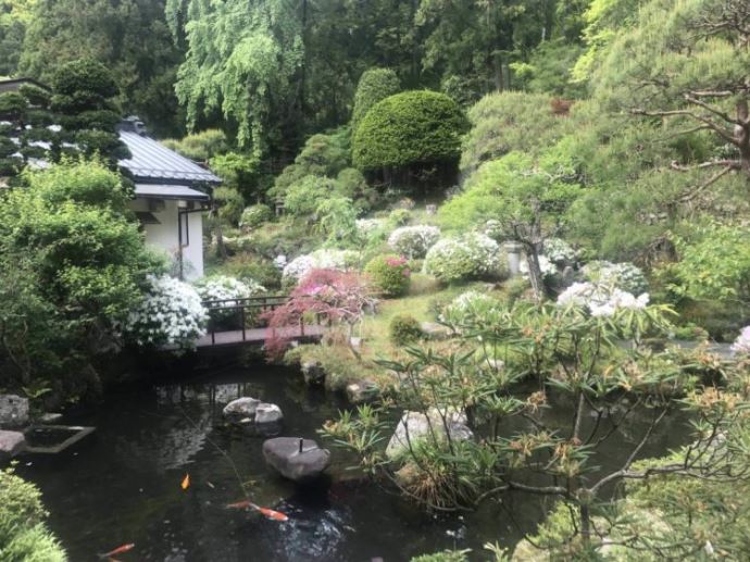 覚林坊の日本庭園