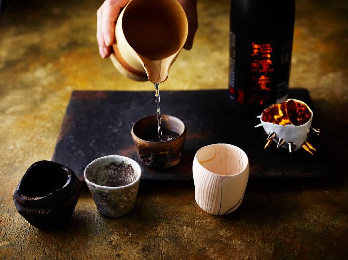器と日本料理 カミノザの日本酒