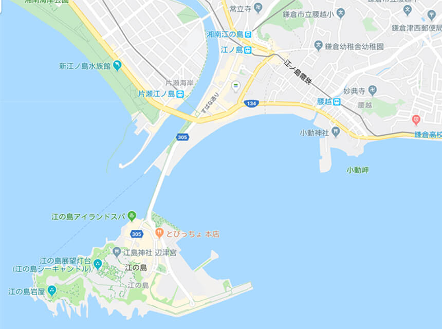 江ノ島地図
