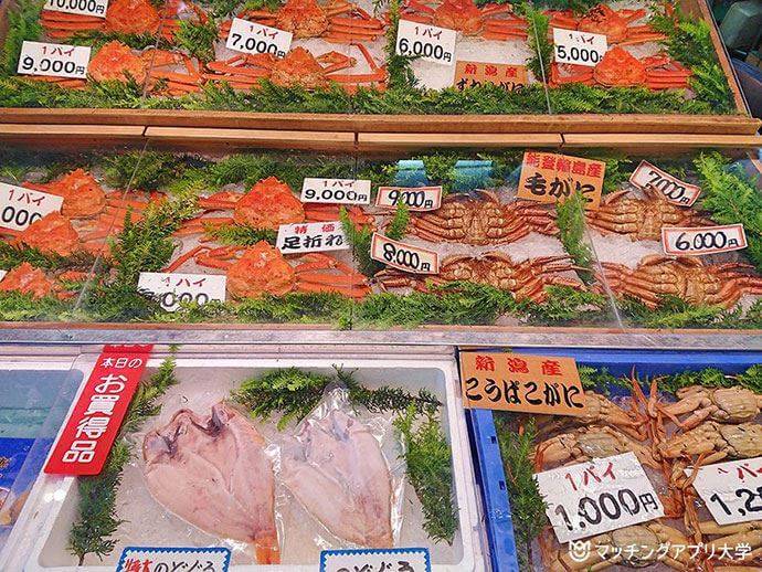 近江町市場　鮮魚