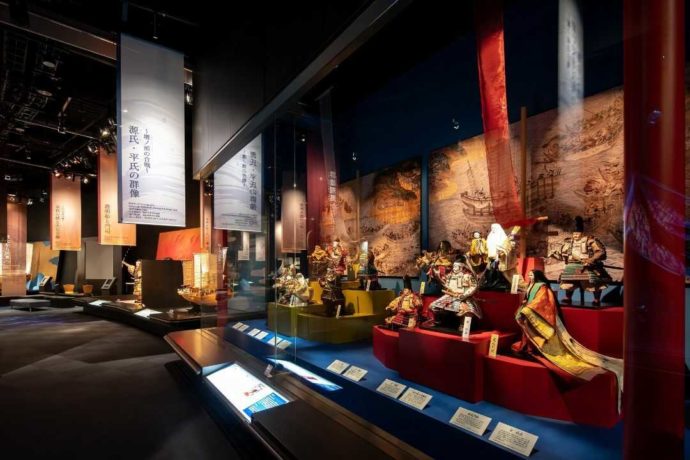 関門海峡ミュージアムの3階にある「海峡歴史回廊」