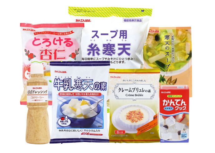 長野県伊那市の「かんてんぱぱガーデン」で購入できる、ロングセラーを誇るかんてんぱぱの人気商品