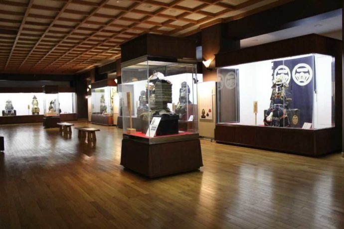 勝山城博物館の3階展示室