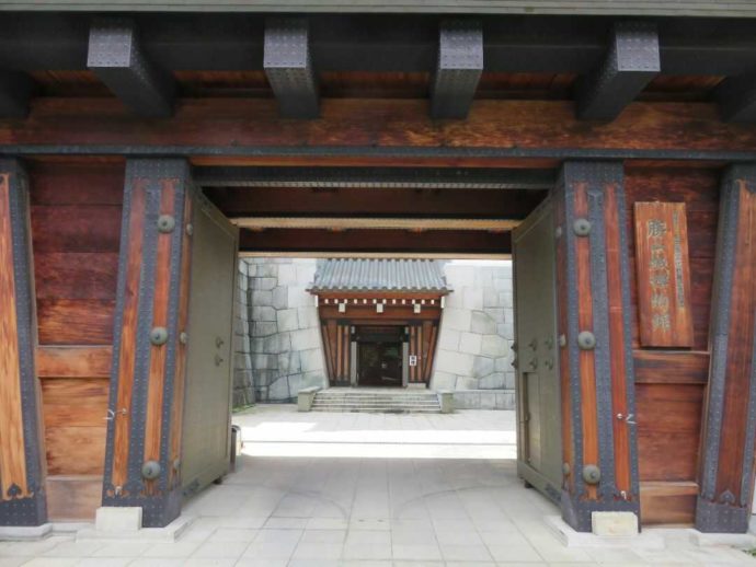 勝山城博物館の入口